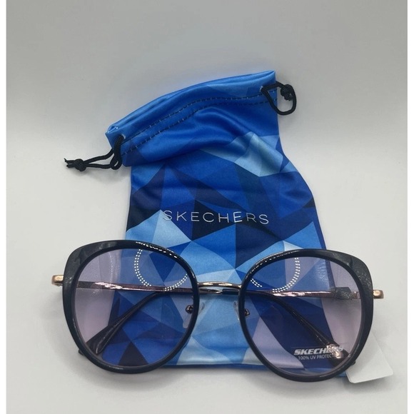 Skechers Accessories - Sketchers Eyewear SE6156 Navy Bronze Authentic Eyeglasses, 53-20, 90W, 145, *1